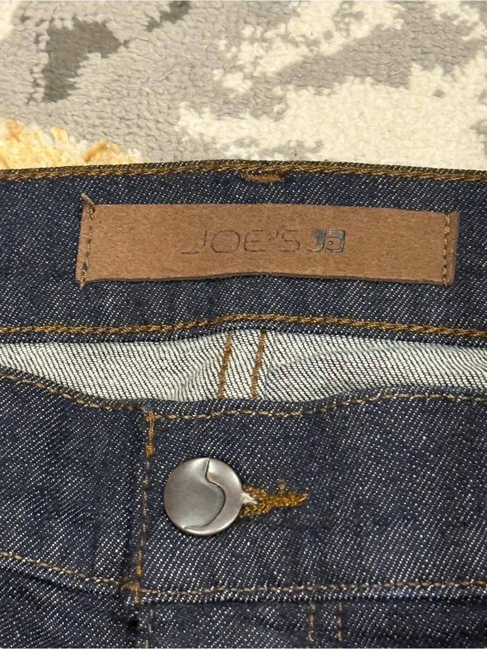 Joe’s Jeans Elliot Blue Dark Wash Denim Straight Fit Jeans Mens Size 38 x 34